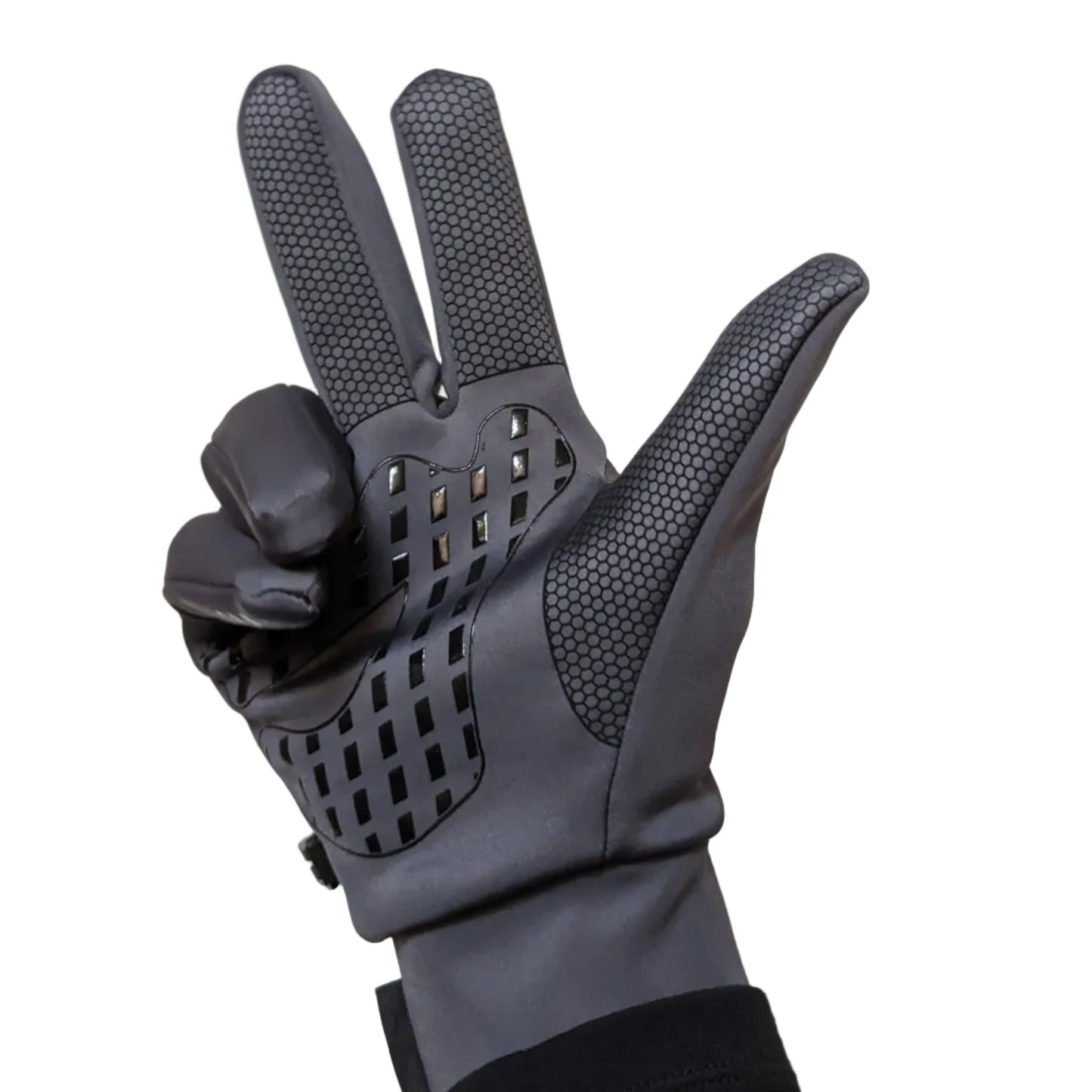Bandit | Polar Tech Fleece Lined Gloves with Card Closure and Anti-Slip rubber padding