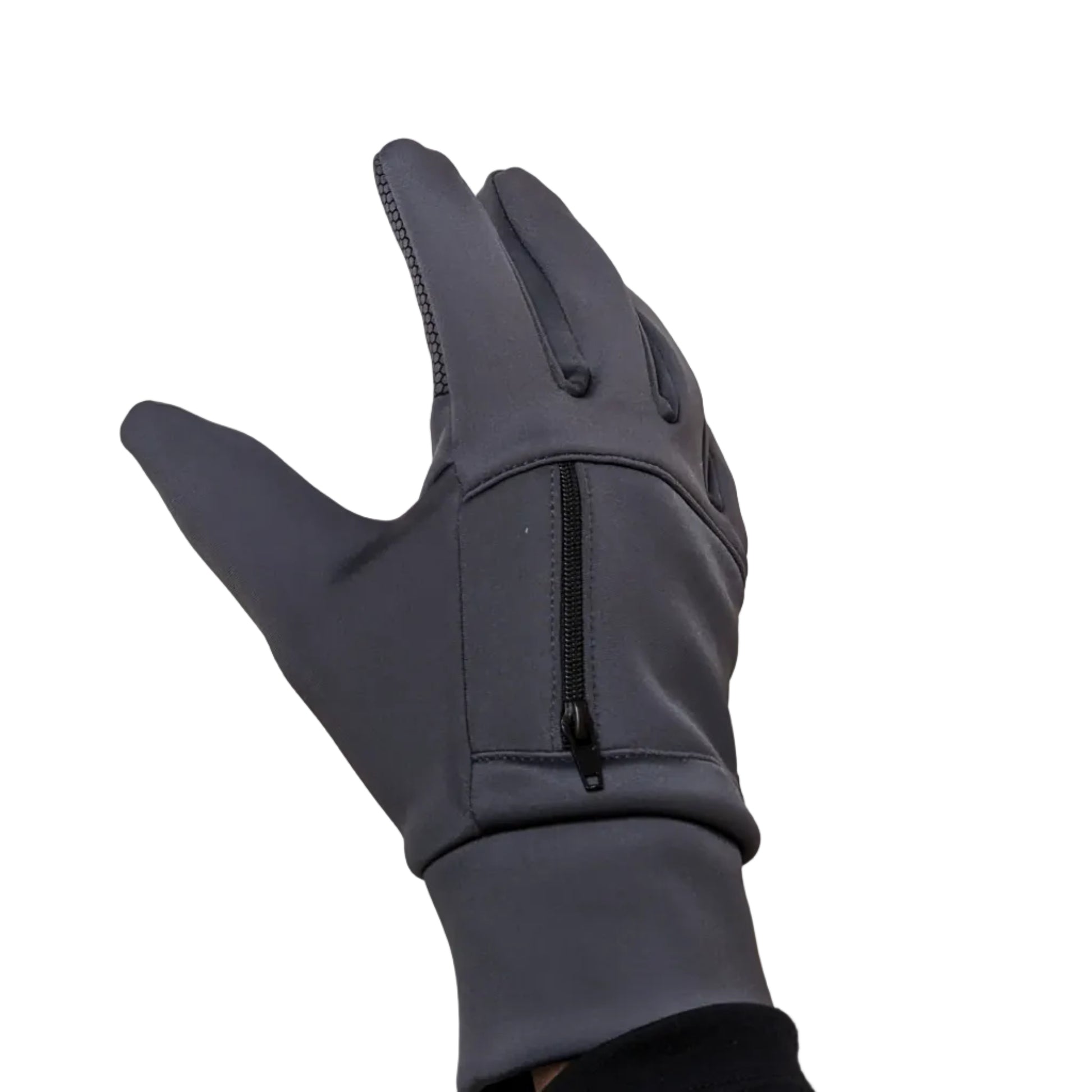 Bandit | Polar Tech Fleece Lined Gloves with Card Closure and Anti-Slip rubber padding
