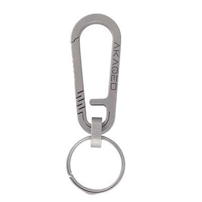 SWOOP | Titanium Carabiner Keychain